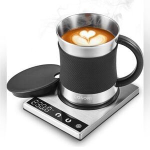 NEW SEALED COSORI COFFEE WARMER AND MUG SET